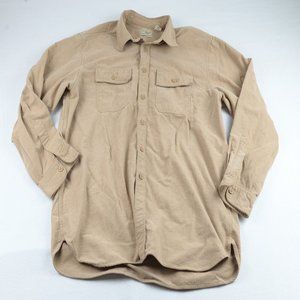 L.L. Bean Men's XL Vintage Early 90's Tan Flannel